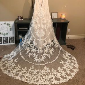 Stella York Vintage Lace Wedding Gown